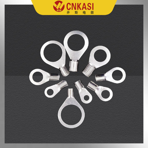 OT brass silver-plated round cold-pressed terminal 0.5-16 square terminal lug copper nose lug bare terminal