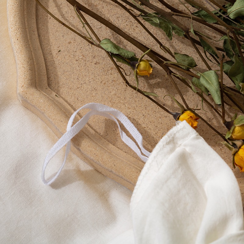 亚马逊夏季高端纯色亚麻四件套欧美床品棉麻混纺纽扣被套床单外贸