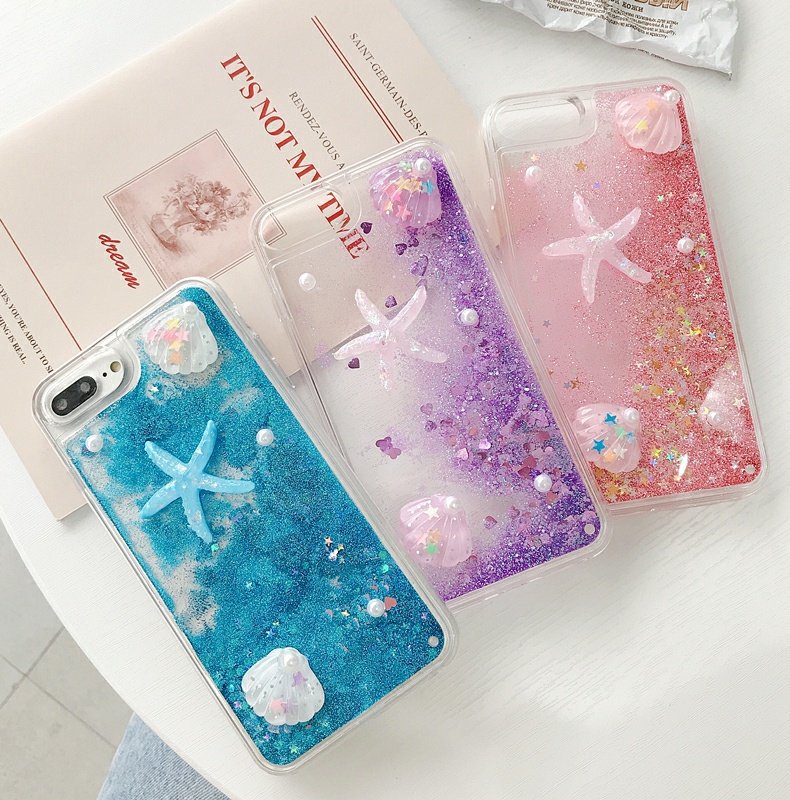 70g Weight iPhone Applicable Brands Phone Cases Classification Silica Gel Material Mermaid Pattern Cartoon Style Style Pink, Purple, Blue Color Cartoon Style Mermaid Silica Gel Phone Cases 1