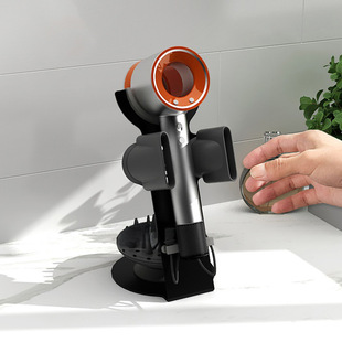 Adapted Dyson hair dryer bracket stand -free punch -free shop Dyson fans tablet storage rack