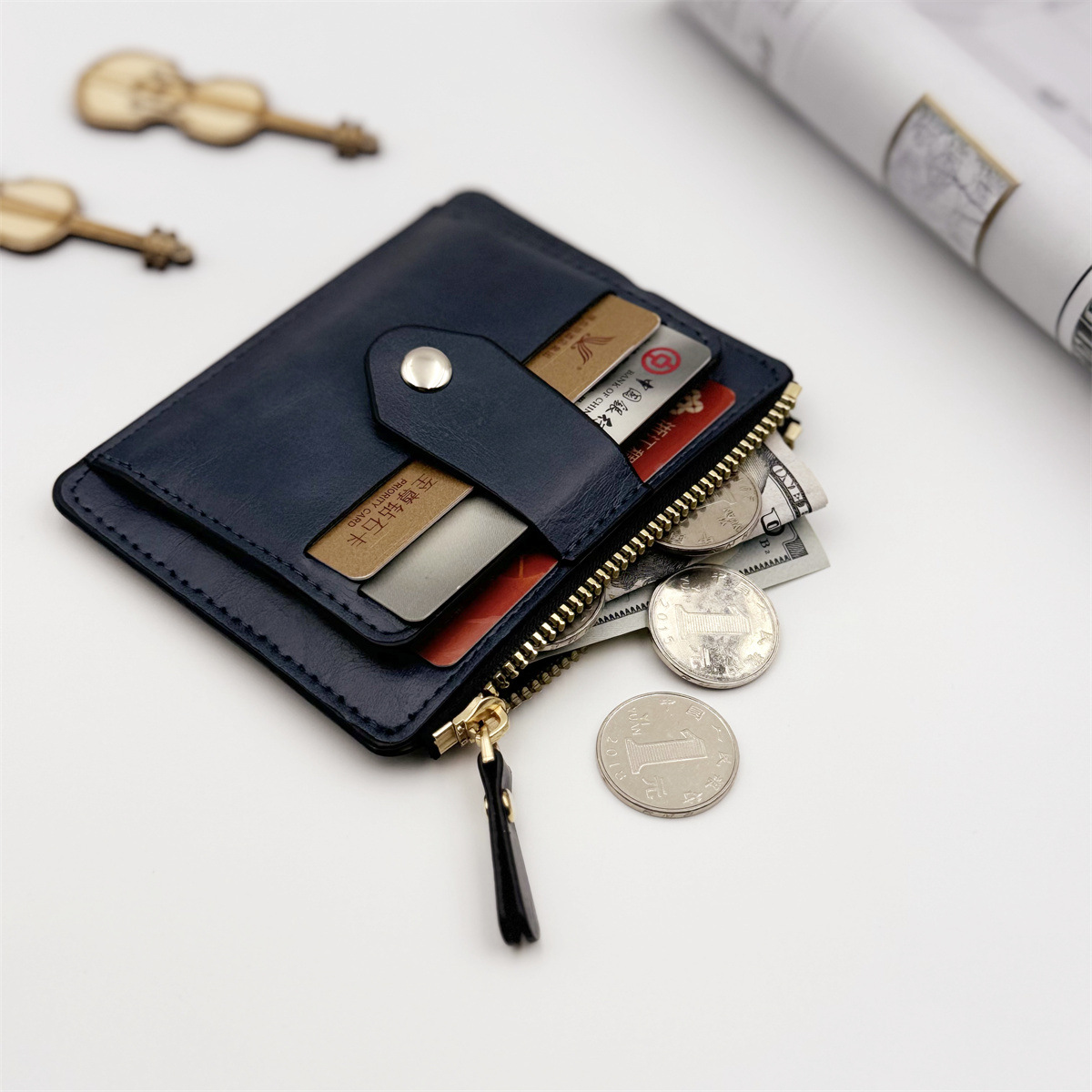 Cross-Border New High-Value Card Holder Mini Large-Capacity Small Card Holder Driver's License Bank Card Holder Storage Foreign Trade