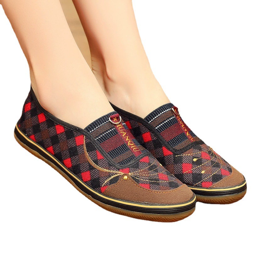 Женская обувь 2025 весна новая плоская мода повседневная