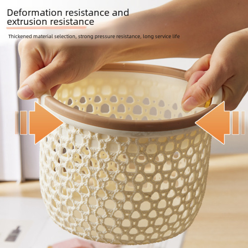 Japanese-style hanging bathroom laundry basket Waterproof miscellaneous storage basket soiled clothes basket Large perforated plastic storage basket