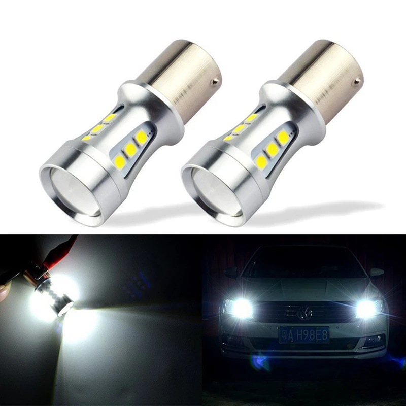 Lámpara de freno LED 1156 3030 18SMD luz de dirección brillante T15 luz de marcha atrás luz de esquina de automóvil