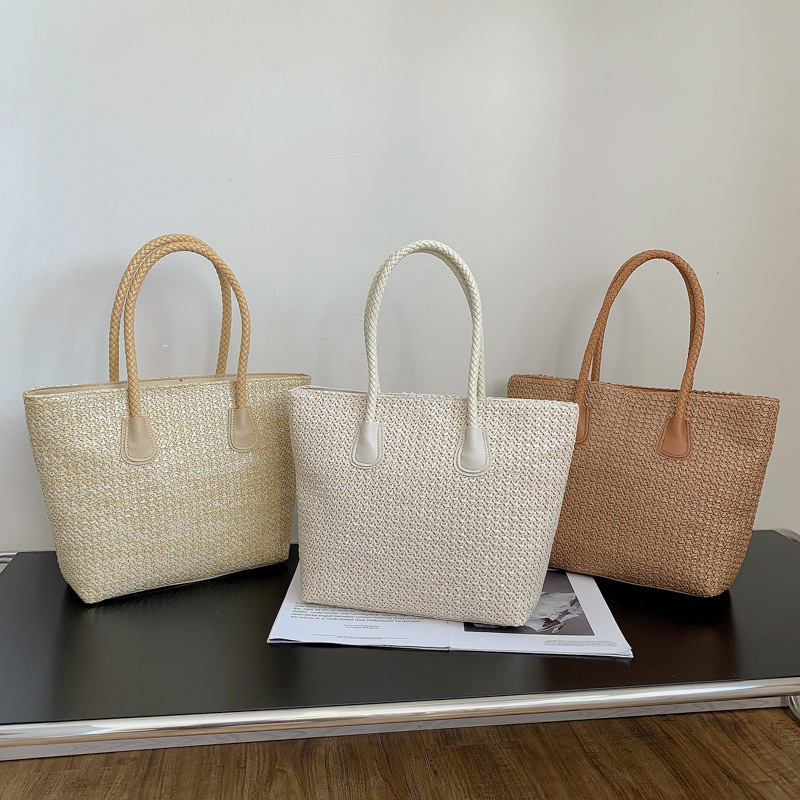 Trend summer straw shoulder bag