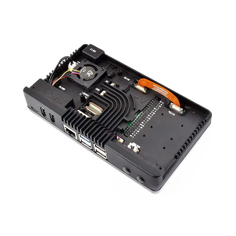 Алюминиевый корпус Argon ONE V5 с встроенным двойным интерфейсом M.2 NVMe PCIe, подходит для Raspberry Pi 5-го поколения