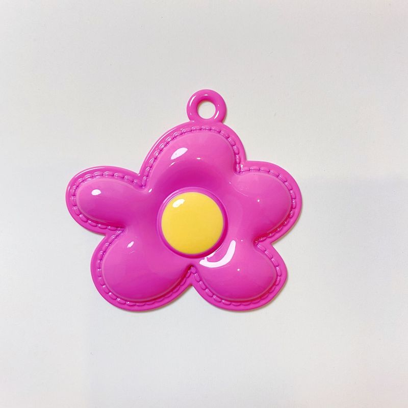 新しいカラフルな花五弁花ドーパミンペンダントペンダント合金 diy キーホルダーバッグジュエリーペンダント|undefined