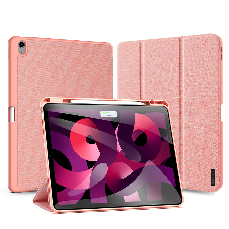 DUXDUCIS es adecuado para la funda protectora del iPad Air13 con ranura para lápiz, funda protectora plegable triple para iPad11, funda anticaídas.