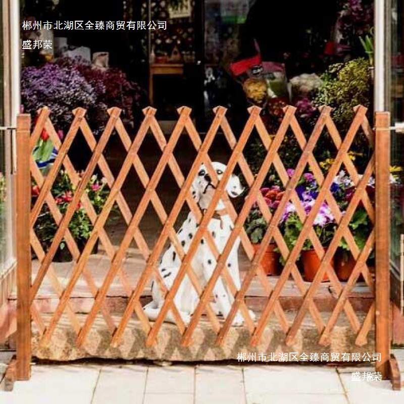 宠物围栏狗笼隔断拦狗栅栏阳台隔离门可伸缩栅栏门挡狗挡猫护栏