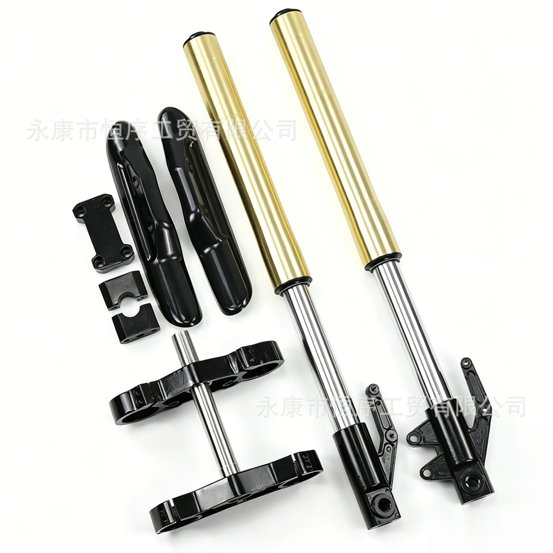 Off-Road Motorcycle Front Shock Absorber Apollo Hydraulic Inverted Shock Absorber 650 Steering Linkage