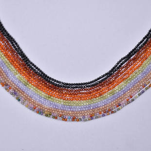 2/3mm���W��ɫˮ���ʯ����С�A����Ʒ���l�ֹ�diy�朶��h����