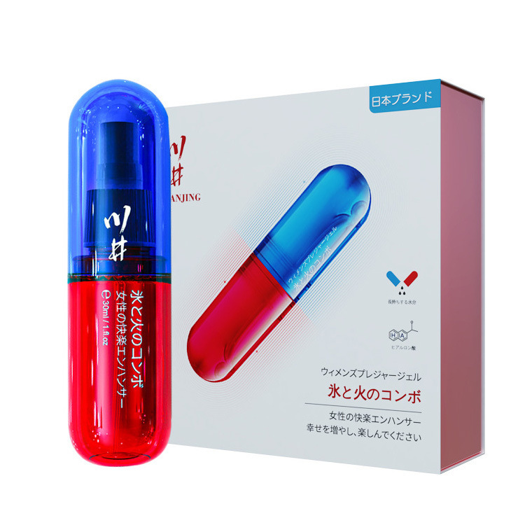 Kawajing Ice Fire Orgasm Liquido para mujeres 30ml versión japonesa de gel lubricante sexual image 3