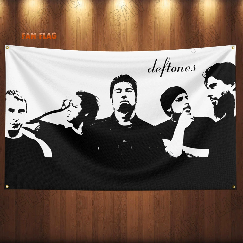 Флаг из полиэстера 3x5ft с дизайном Deftones Alternative Metal, декоративная баннер-атрибут