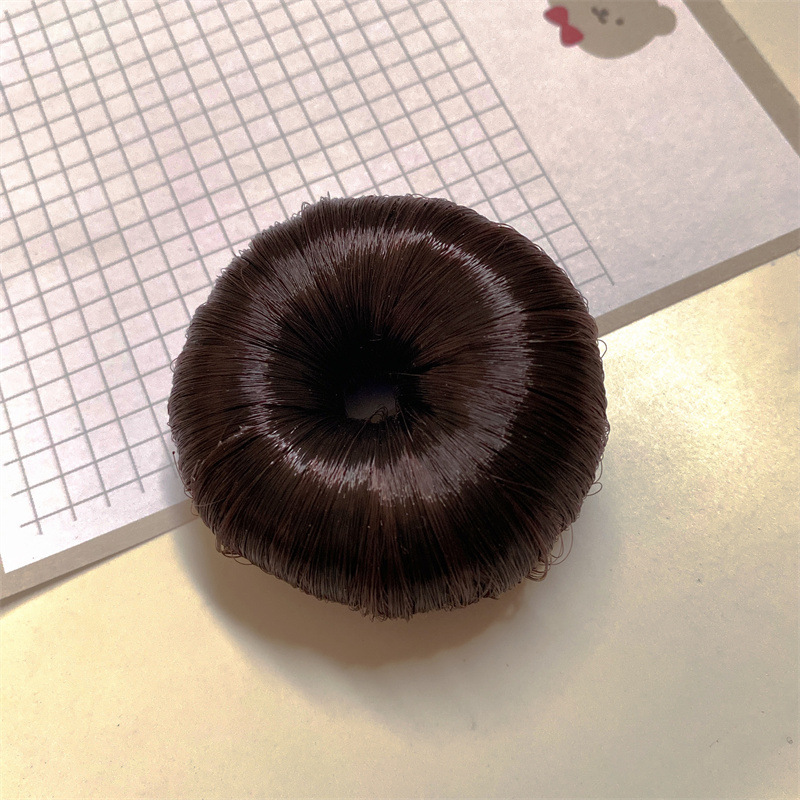 Cabeza de bola de los niños anillo de pelo Pelo de las niñas updo artefacto tocado de bebé donut rizador de pelo niña peluca accesorios para el cabello