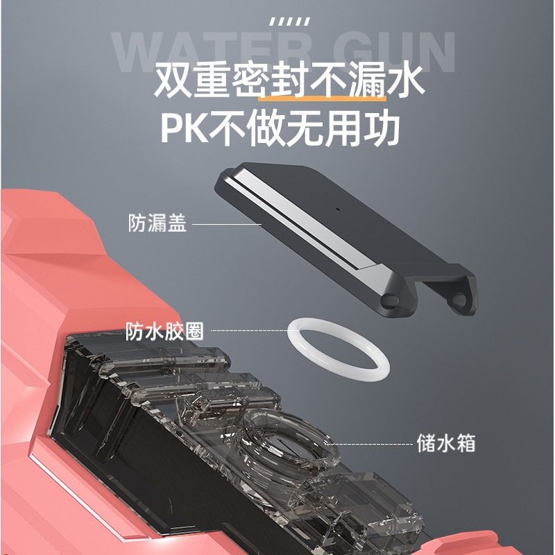 Pistola de agua eléctrica transfronteriza absorción de agua automática pistola de agua de alta presión juguete pelo continuo gran capacidad pistola de agua eléctrica pistola de juguete