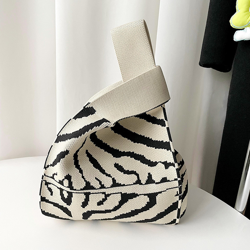 Bolsos, diseño de nicho femenino, bolso de punto personalizado, bolso tejido de un solo hombro de punto de todo fósforo, bolso de mano, bolso de mano