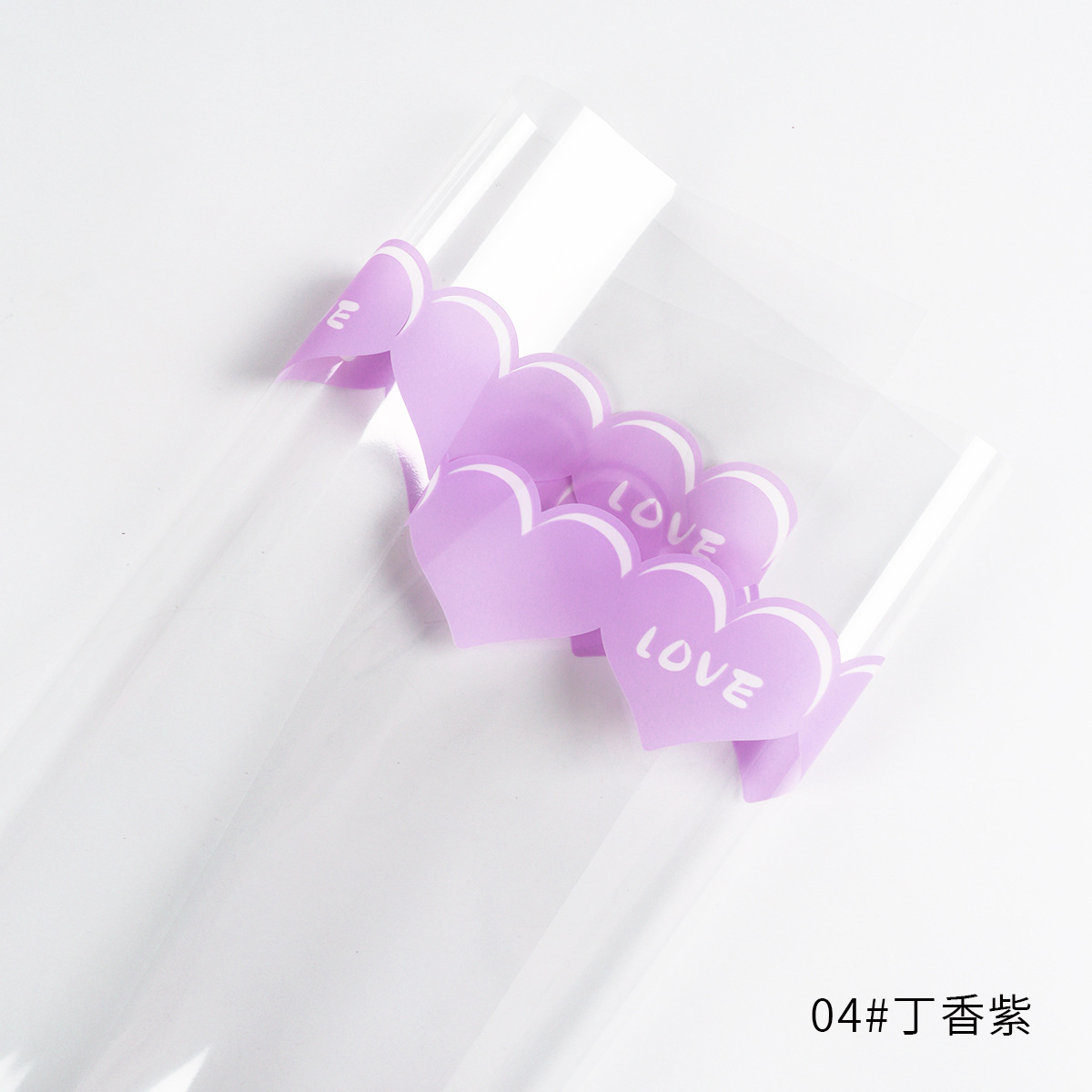 Flor partido 2024 nuevo celofán Flor de papel amor elementos textura color brillante fábrica