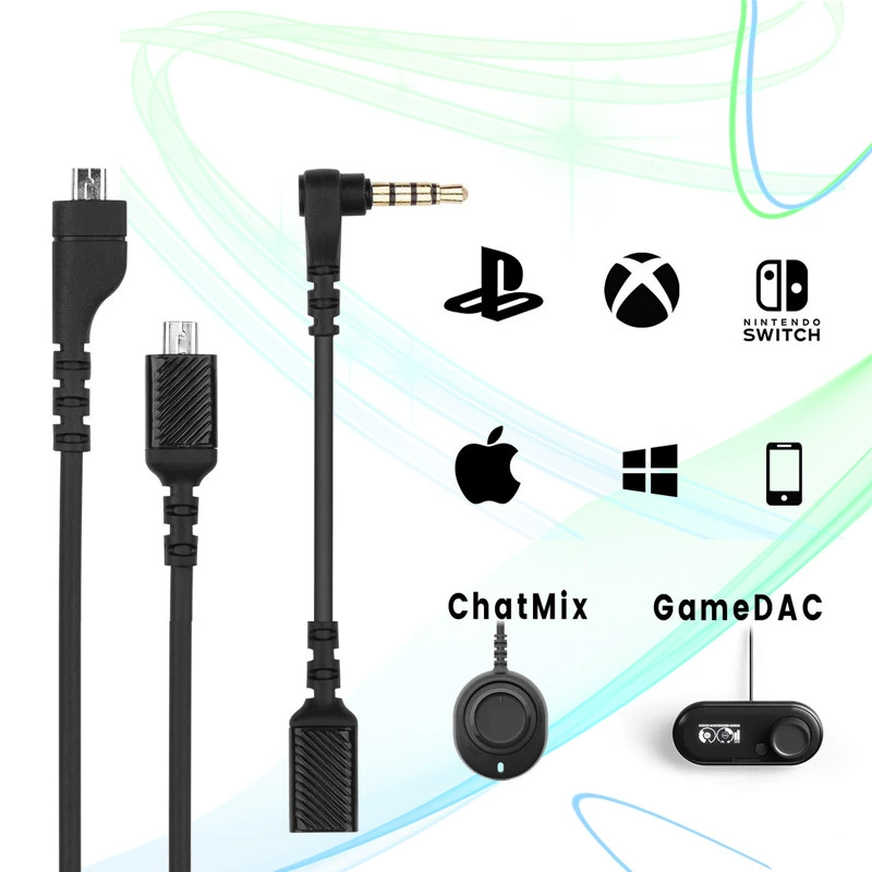 Подходит для кабеля SteelSeries Ice Headphone Arctis Sound Card Cable Cable 5Pro Audio Cable Digital