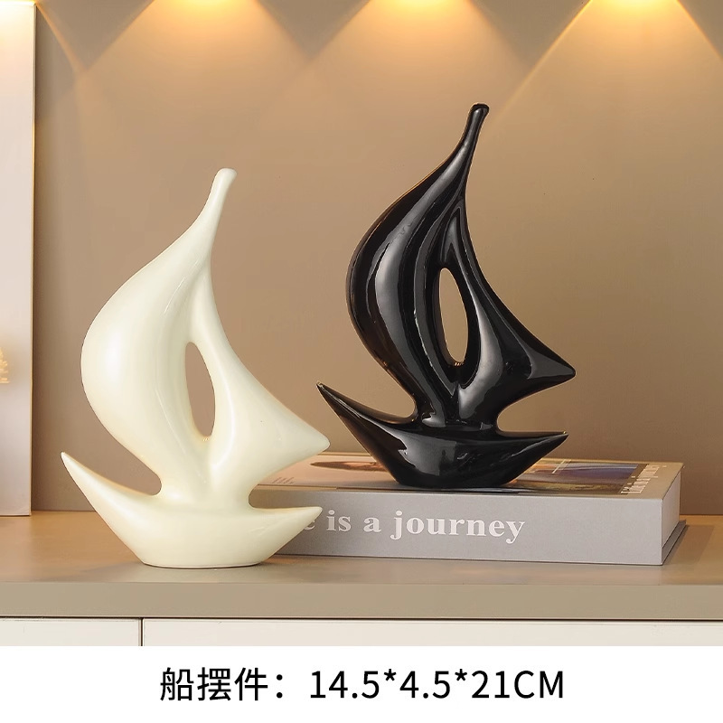 一帆风顺帆船摆件寓意好的家居好物办公室客厅酒柜电视柜装饰礼品|undefined