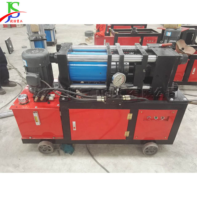 Máquina de refuerzo hidráulica de doble cilindro máquina de refuerzo de tornillo recto máquina de refuerzo hidráulica automática máquina de refuerzo de cabeza de muelle gruesa