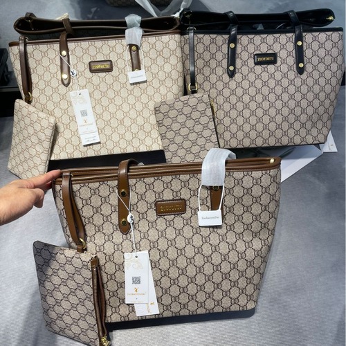 2024 New Women's Tote Bag Large Capacity Korean Style Handbag Vintage Floral Letter Retro Versatile Crossbody Bag Cross-border