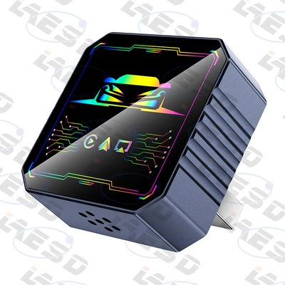 Wireless Carplay Box, Simsiz CarPlay və Android Auto - q1bv-sapphire-blue-neon-tech-metal-glass-4-in-1-wireless-carplay-android-auto-adapter-apple-android-mirror-casting-exclusively-for-overseas-markets