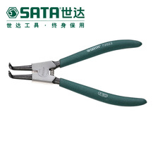 世达(SATA)德式轴用曲口卡簧钳子(外卡簧) 5寸 72021