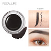 Focallure, eyebrow dye with brush, brush