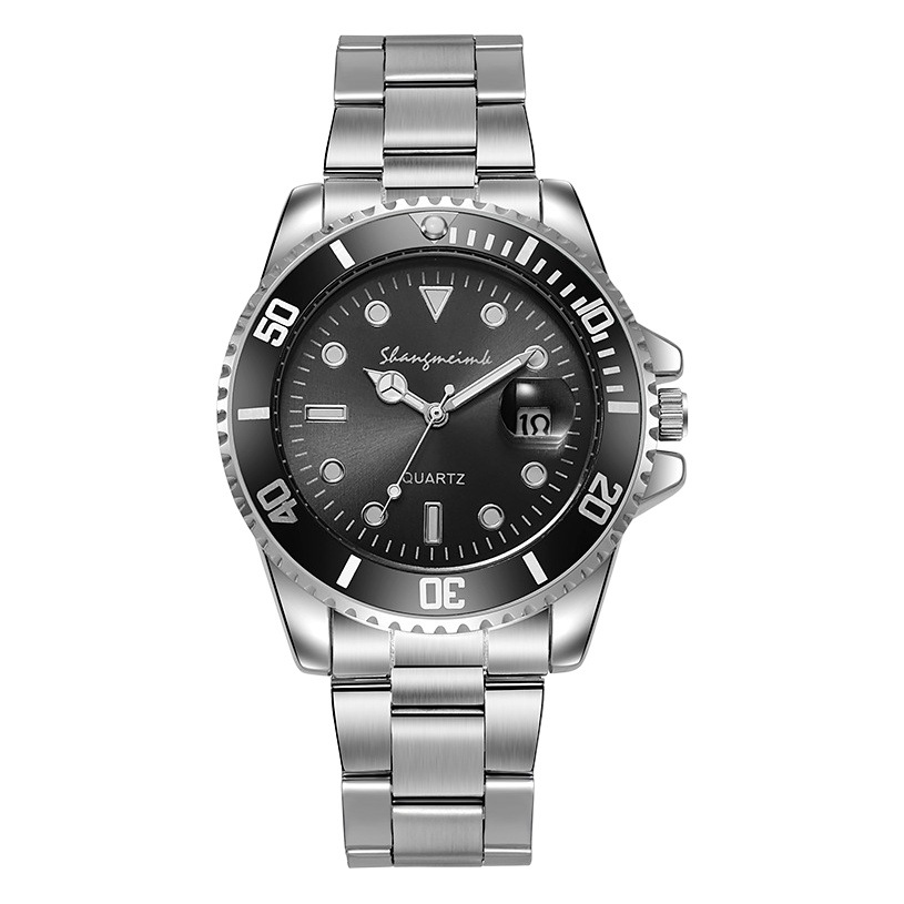 Hombre hip hop agua fantasma giratorio hueco-fuera transparente imitación reloj mecánico de moda calendario personalizado impermeable reloj luminoso