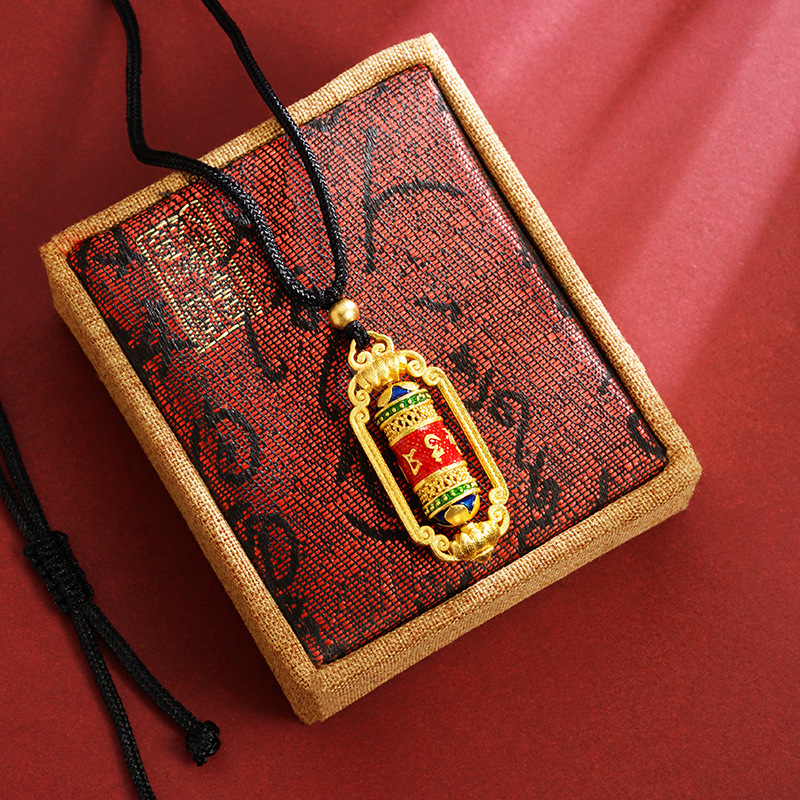 Collar de mantra de seis caracteres x2634