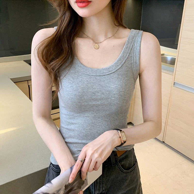 Sports autumn fitted tank top