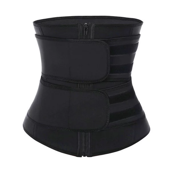 Black belt with zipper