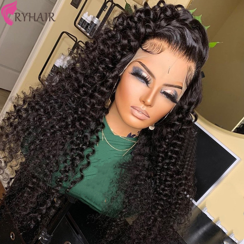 Lace Frontal Kinky Curly 13x4 headband L...