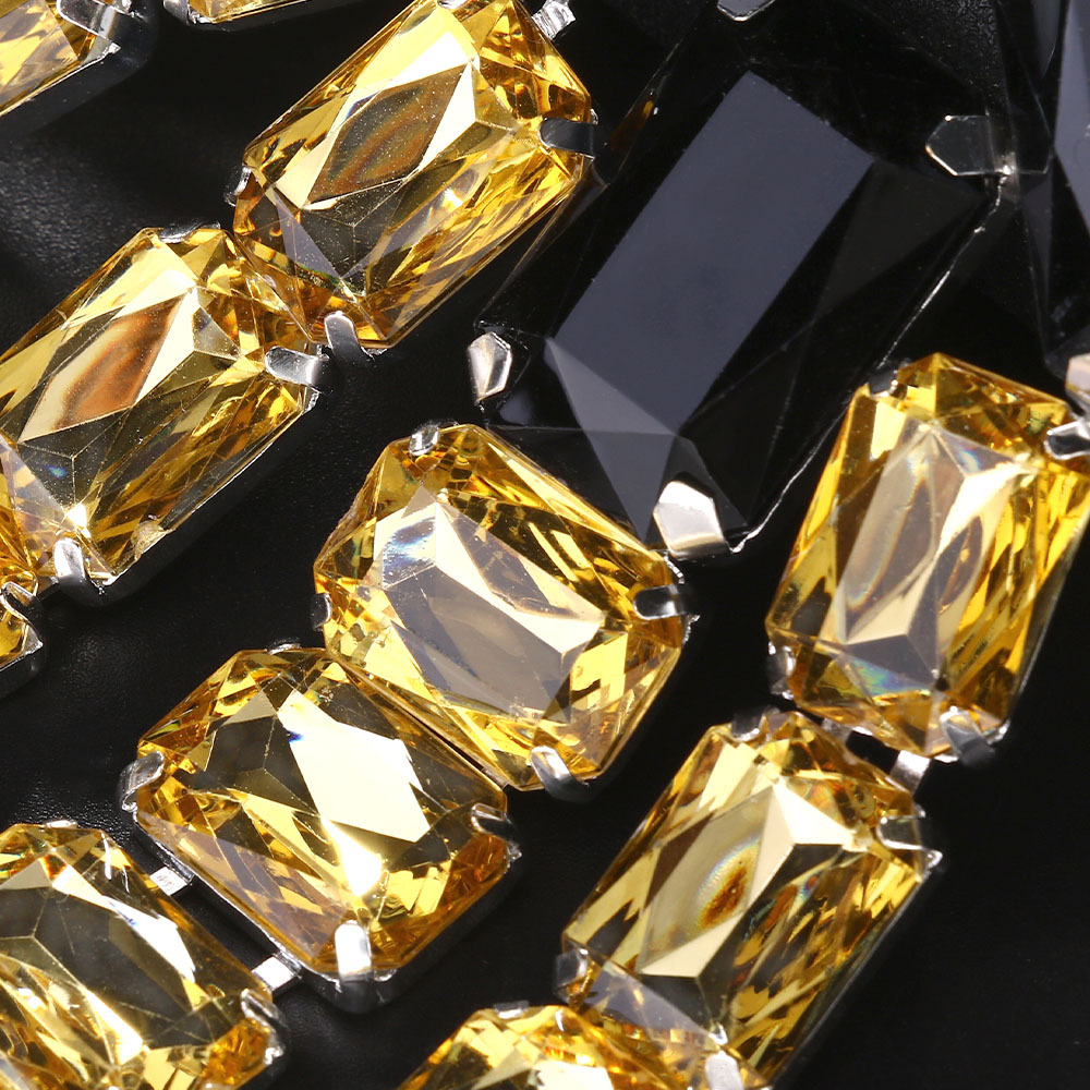 AliExpress Venta caliente traje de joyería exagerada borla collar pendientes pasarela joyería para las mujeres conjunto de joyas