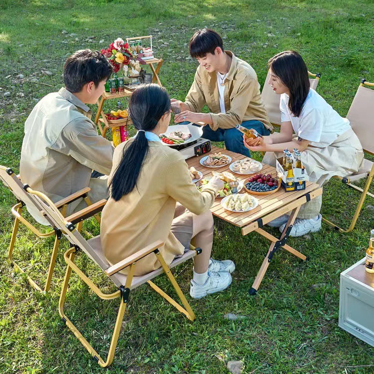 Silla Kermit, silla plegable para exteriores, mesa de picnic para acampar, pesca, ocio, silla portátil, taburete de aleación de aluminio ultraligero