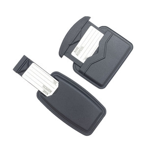 Factory Direct Sales Luggage Accessories Plastic Business Card Frame Luggage Pvc Address Brand Trolley Case Luggage Tag in Stock