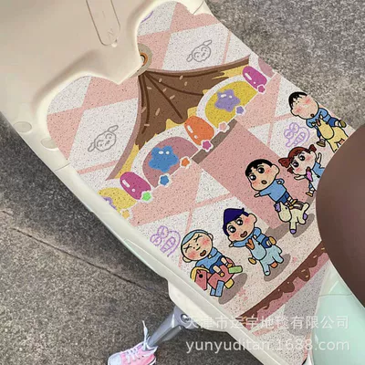 Electric vehicle foot mat Wire Loop Mats That Scrape Dirt - ferris-wheel-friends-3060cm-cut-into-rectangular-shape