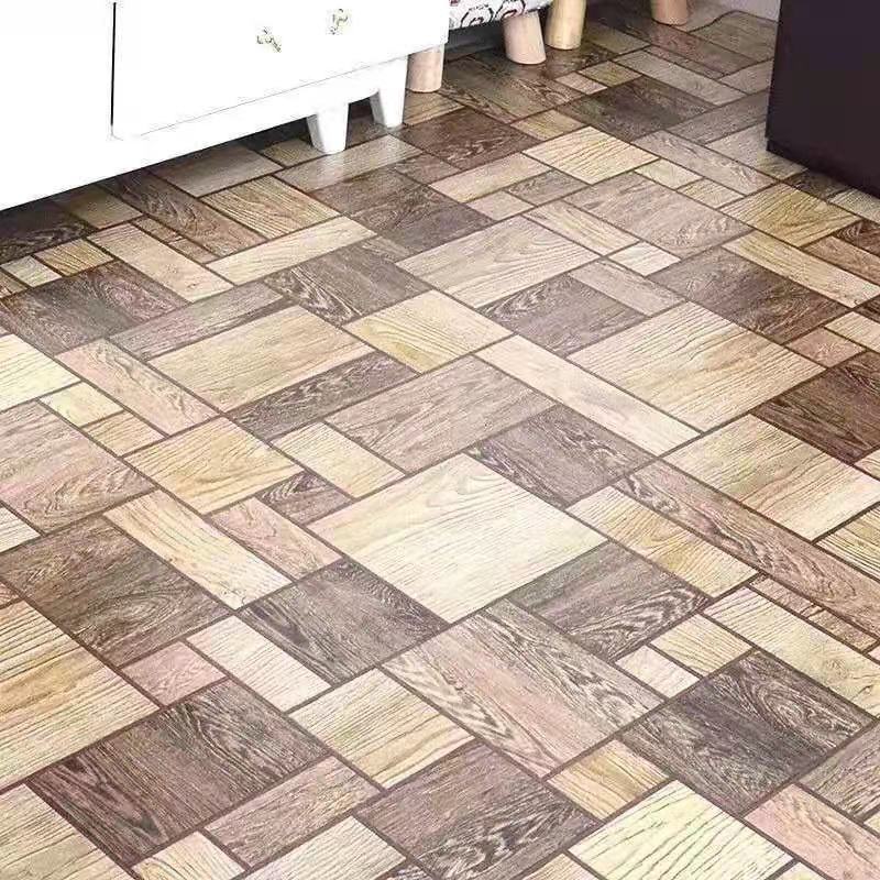 Vinilo para suelo grueso que se coloca directamente sobre suelo de cemento para uso doméstico, tapetes de plástico PVC comerciales, pegatinas para suelo, venta al por mayor de fábrica. image 20