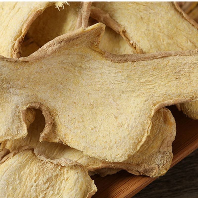 Dried Ginger Slices (Zingiber officinale) — Yunnan Old Ginger, 500g Food-Grade Dried Rhizome quality and texture