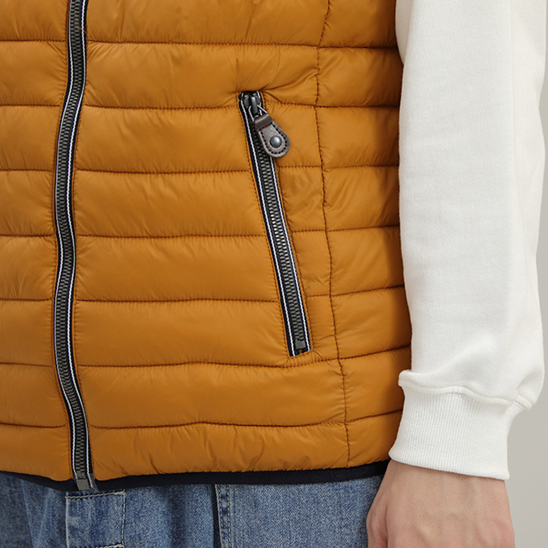 Chaleco de Algodón Acolchado para Hombre de Poliéster Sin Mangas para Invierno image 3