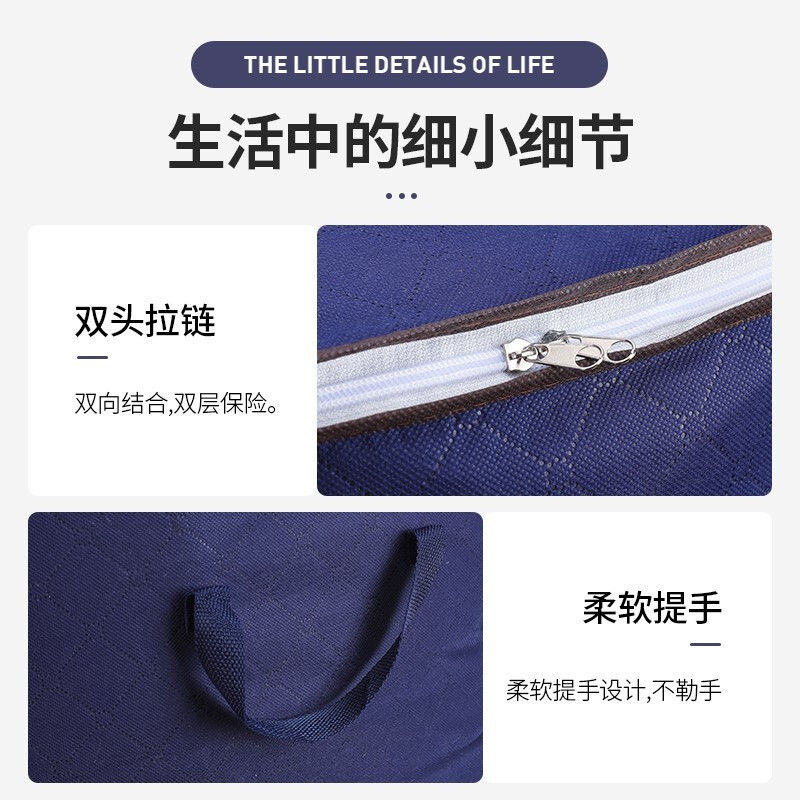 防尘防潮衣服收纳袋家用大容量棉被整理袋搬家打包袋旅行行李袋批|undefined