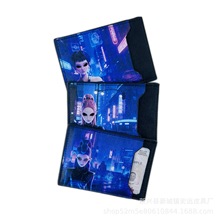 跨境新款K-pop猎魔女团卡包PU钱包多卡位动漫角色卡包