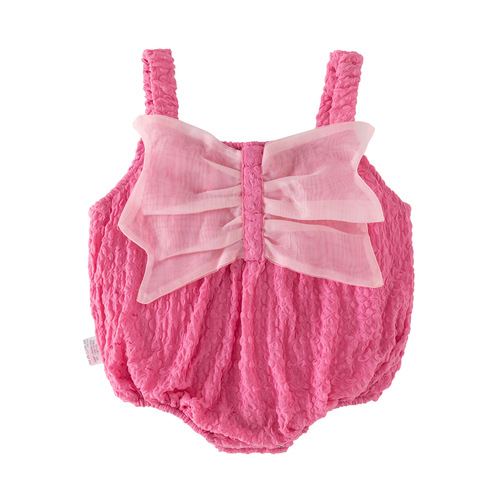 Baby Clothes Summer Newborn Baby Girl Onesie Princess 100 Days of Age Romper Summer Thin