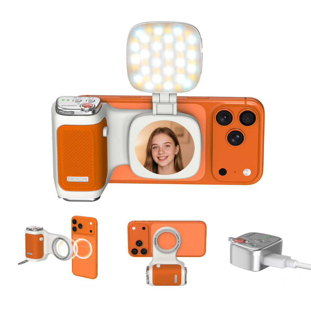 Mango Estabilizador Magnético para Celular de PVC con Control Remoto Bluetooth para Fotografía