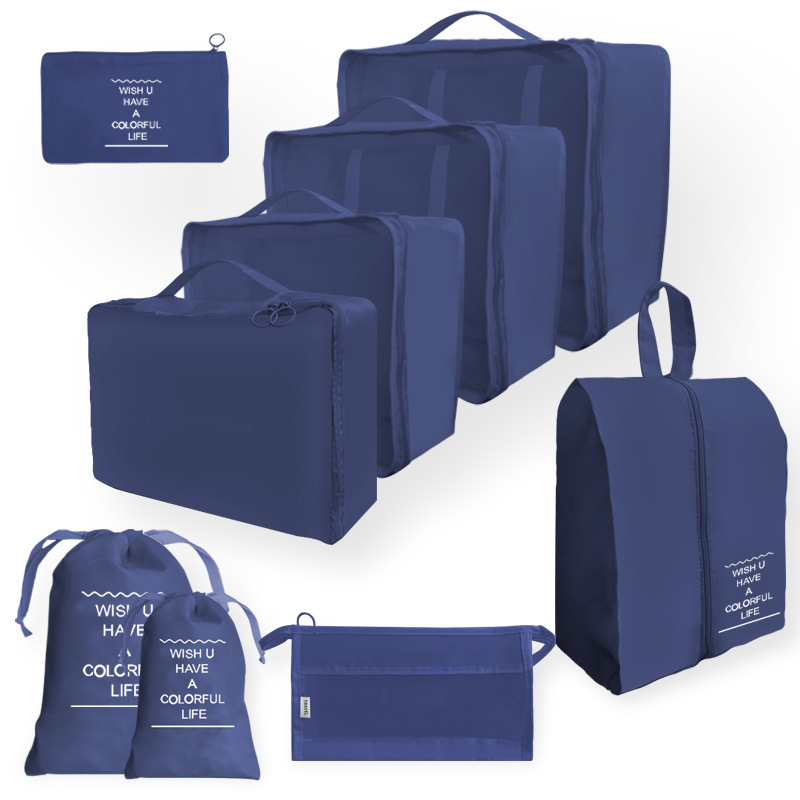 Bolsa de almacenamiento de viaje transfronterizo juego de cosméticos de lavado digital bolsa de almacenamiento subpaquete ropa zapatos bolsa de lona