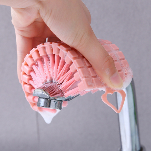 Flexible cleaning brush Kitchen sink stove brush Bathroom sink brush Bathroom bathtub floor brush Shoe brush