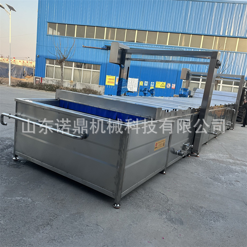 果蔬蒸煮机 大型清洗漂烫冷却流水线 蒸汽蒸煮机厂家 诺鼎机械