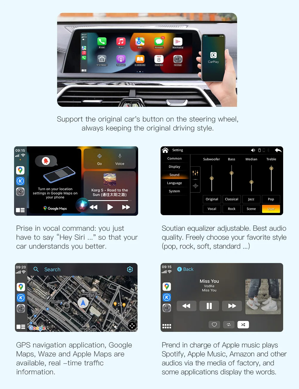 Suitable for Bmw Wireless Carplay Decoder Nbt and Cic Evo System Modules Bmw 2009-2018