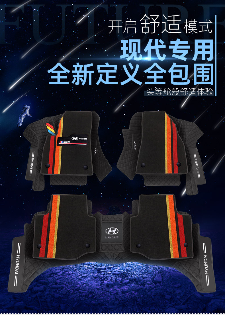 20 Beijing Leading Langting x35 Famous Figure Yuedong x25 New Tucson Special Full Encircled Car Mat