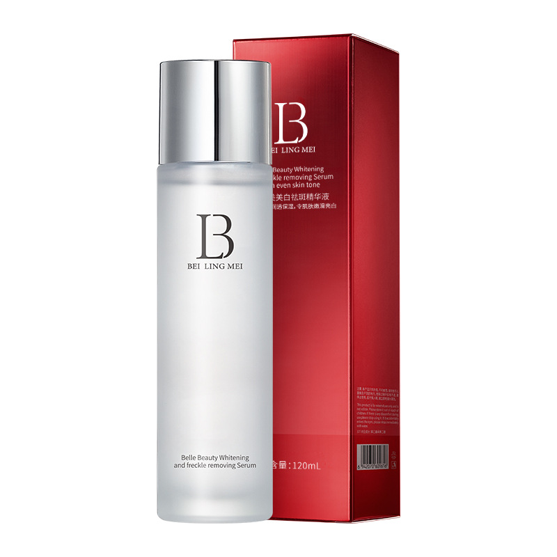 Beilingmei blanqueamiento pecas quitar loción traje hidratante blanqueamiento Punto ligero brillo color de la piel loción cosméticos producto image 9